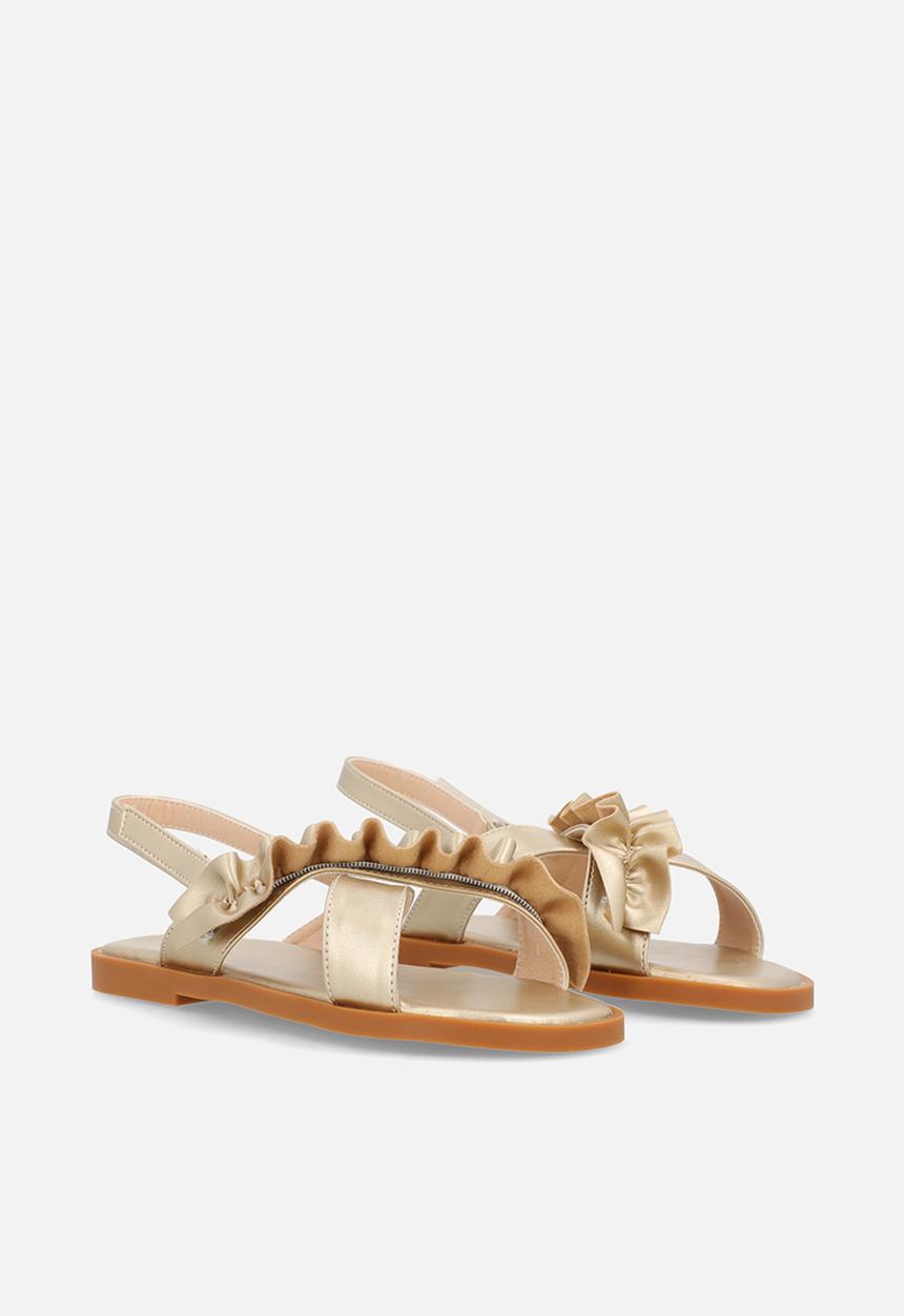 Pop Candy - Ruffle sandals - gold