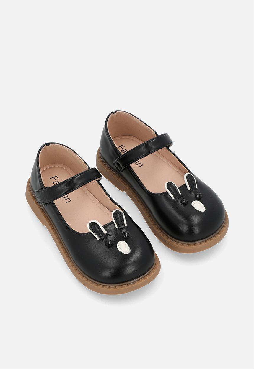 Pop Candy - Applique mary janes - black