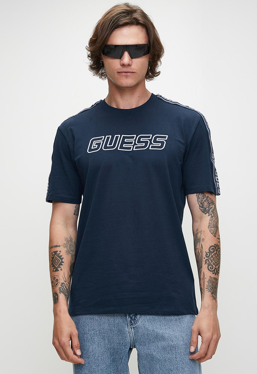GUESS - Arlo Cn T-Shirt - Silk Blue