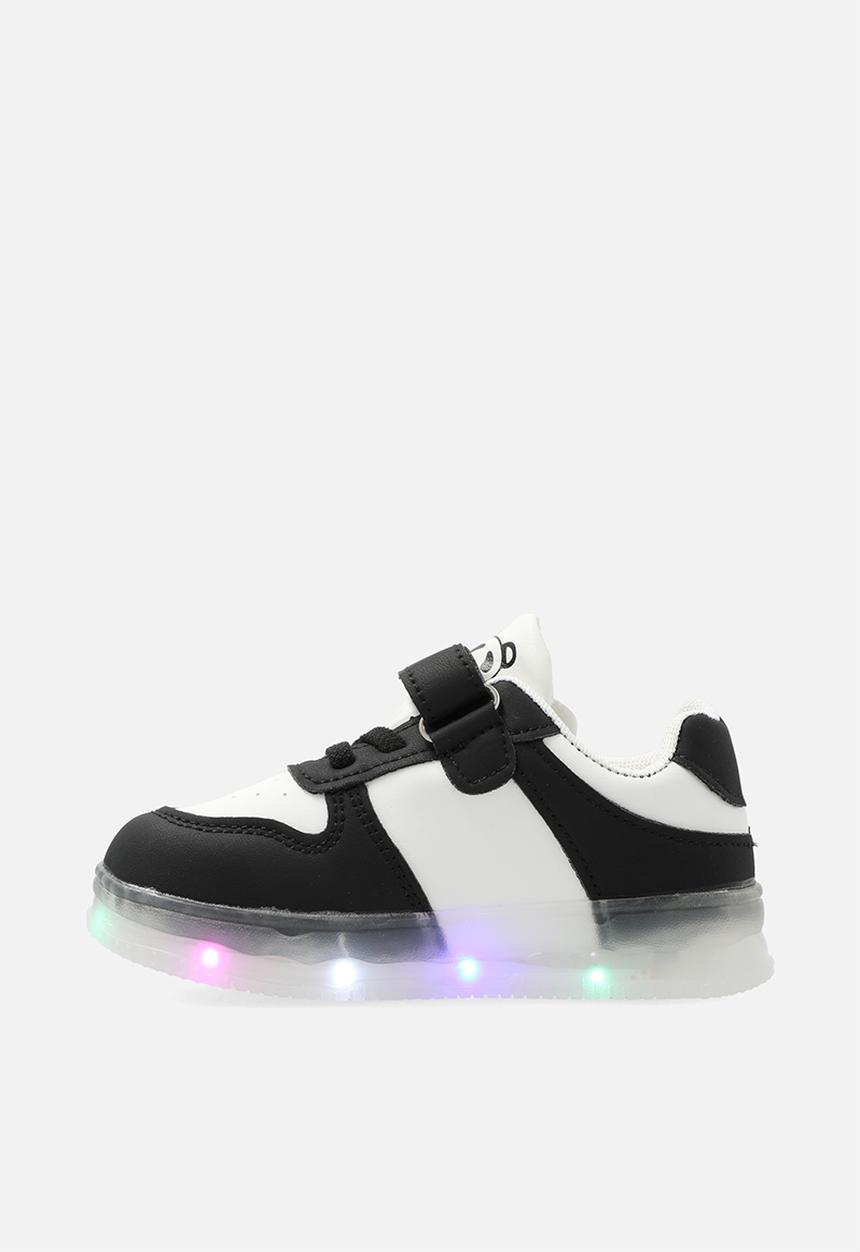 Pop Candy - Light up sneakers - black & white