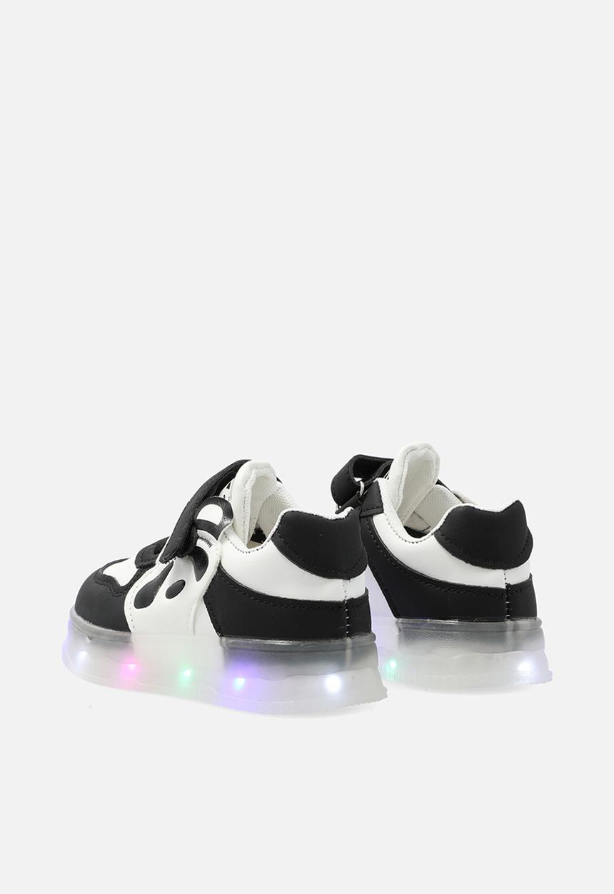 Pop Candy - Light up sneakers - black & white