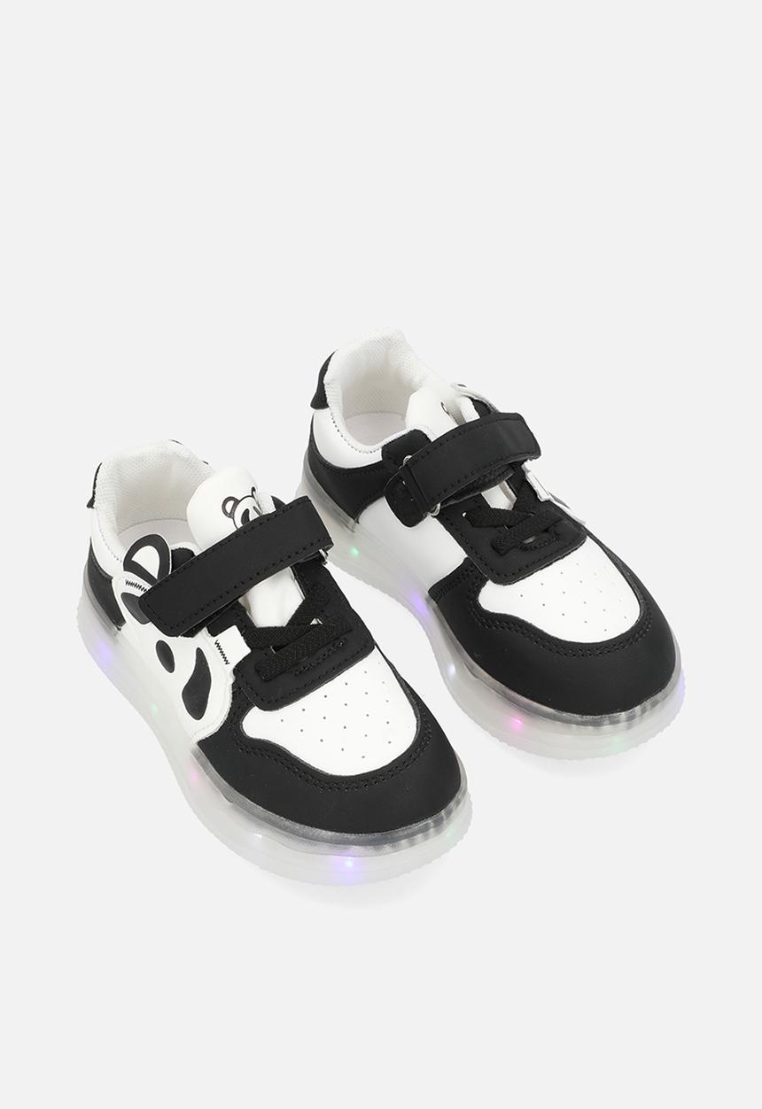 Pop Candy - Light up sneakers - black & white