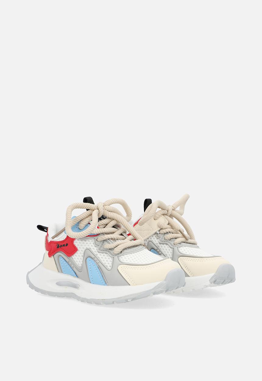 Pop Candy - Colour block lace up sneakers - multi 