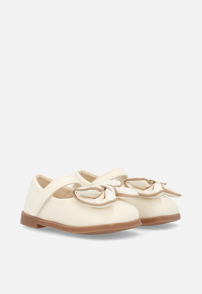 Pop Candy - Bow décor ballet pumps - beige
