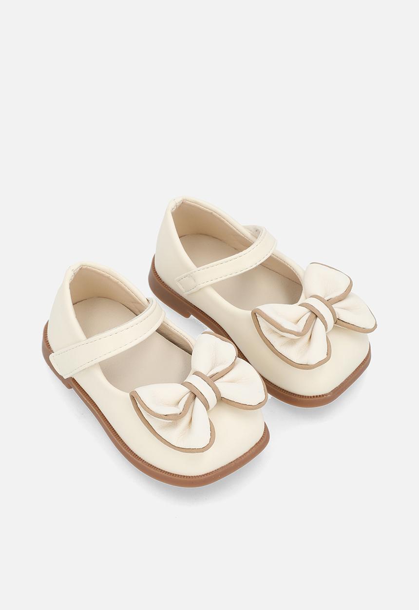 Pop Candy - Bow décor ballet pumps - beige