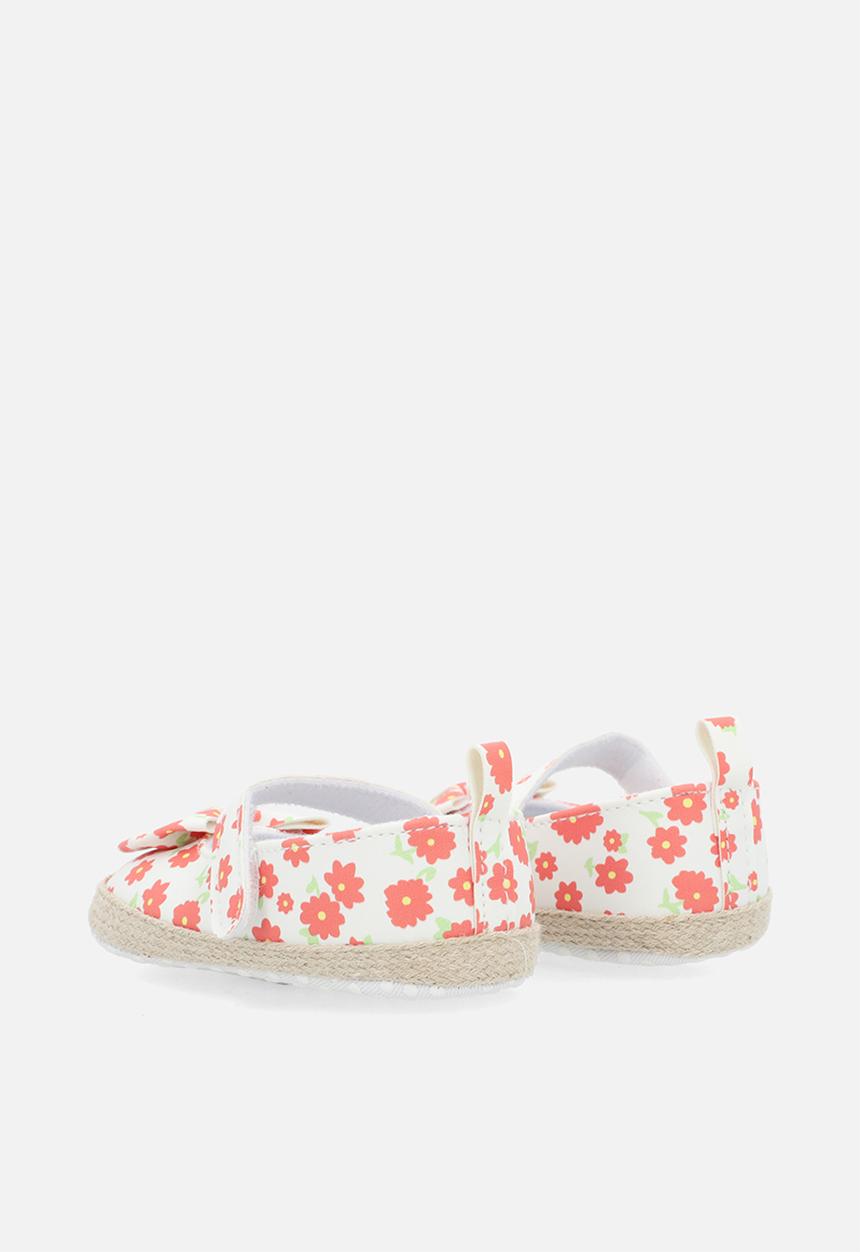 Pop Candy - Printed espadrilles - red & white