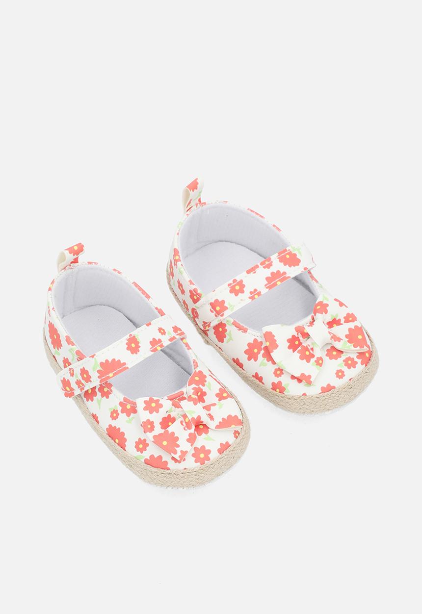 Pop Candy - Printed espadrilles - red & white