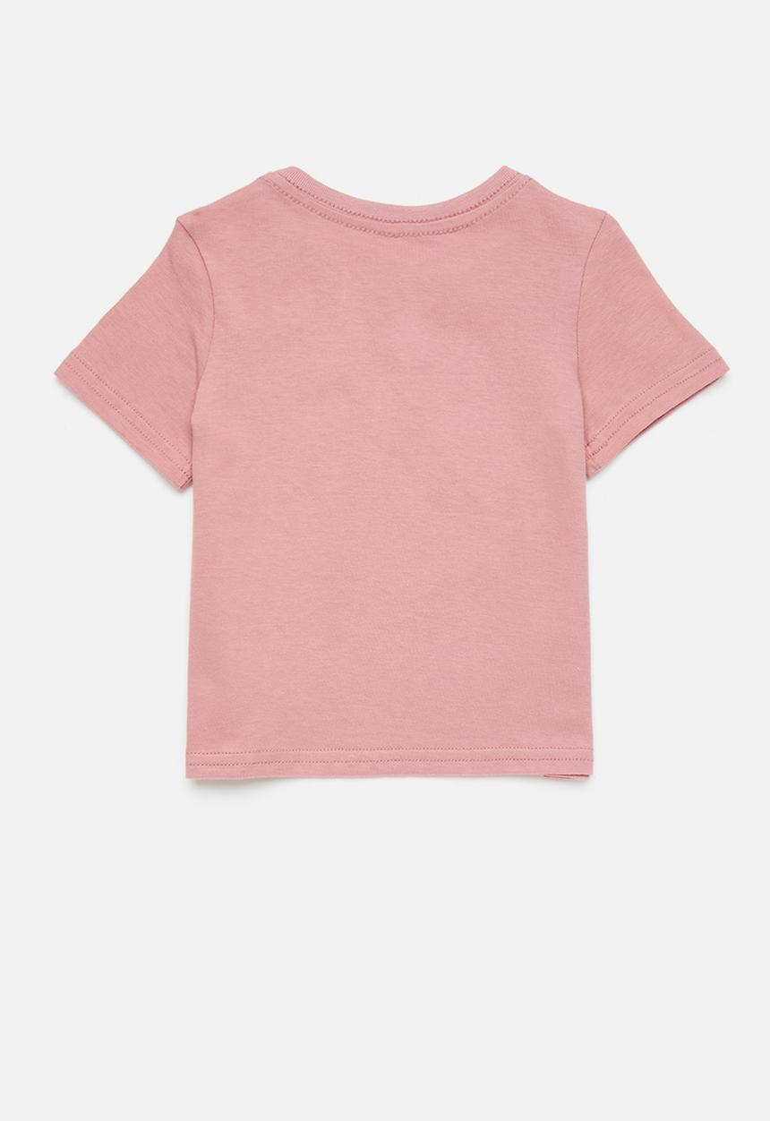 Pop Candy - 2 Pack tee - dusty pink/grey