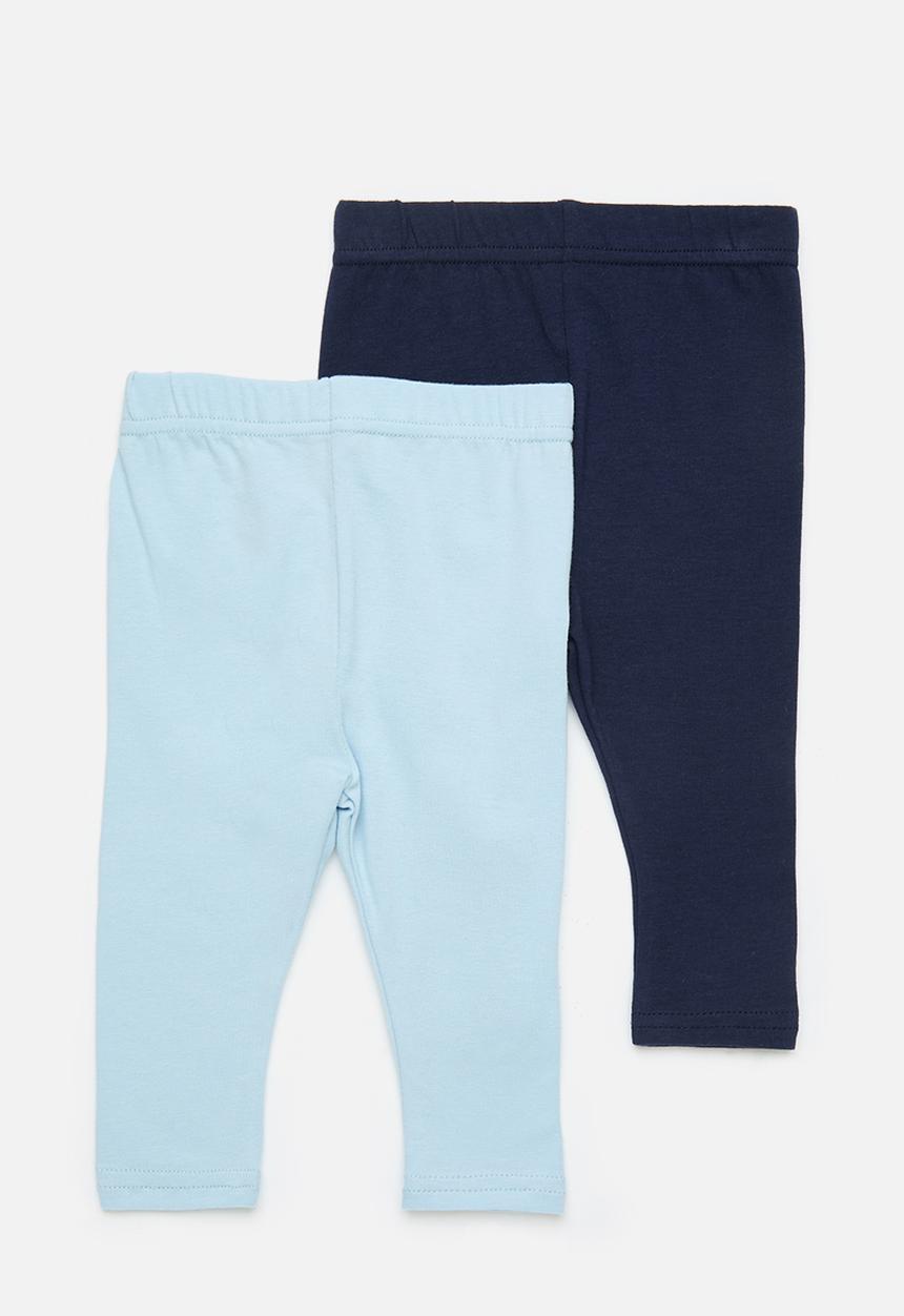 Pop Candy - 2 pack leggings - sky blue/navy