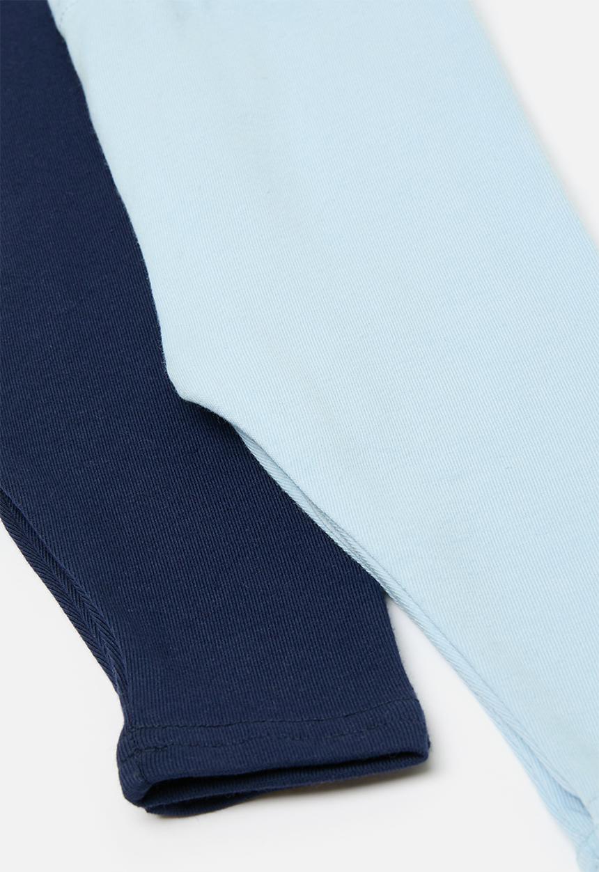 Pop Candy - 2 pack leggings - sky blue/navy