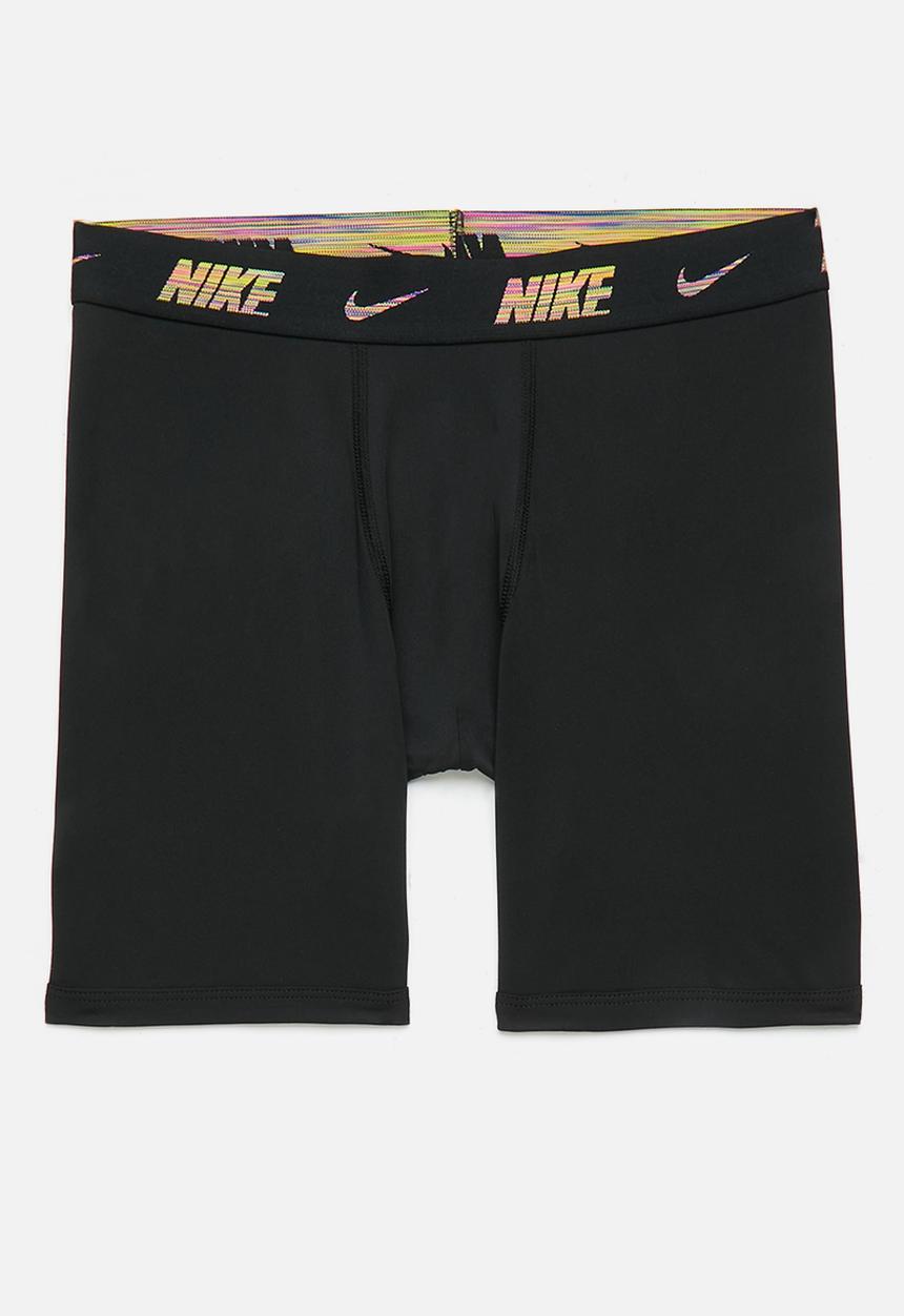 Nike - Nhb 2pk printed long boxer bri - black/ multi