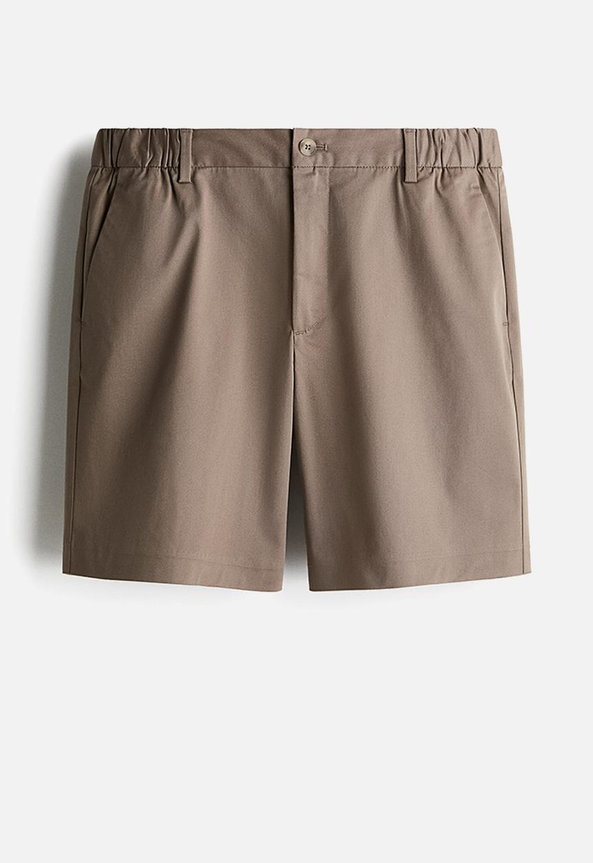 H&M - Regular fit chino shorts - dark beige
