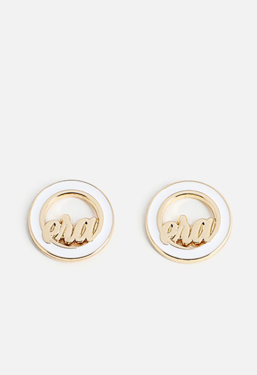 ERA by DJ Zinhle - Diva studs - white & gold