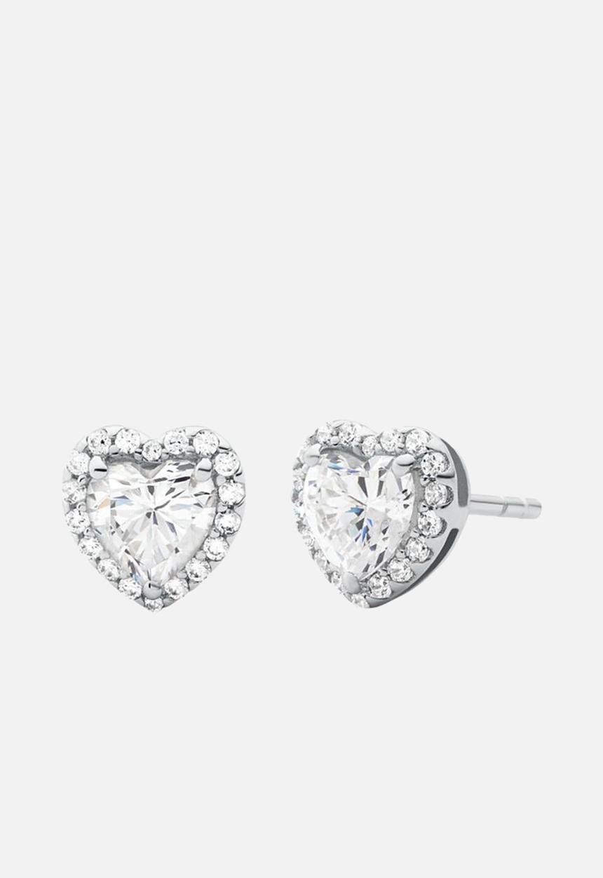 Michael Kors - Sterling Heart Stud Mkc1519An040 Earring - Silver