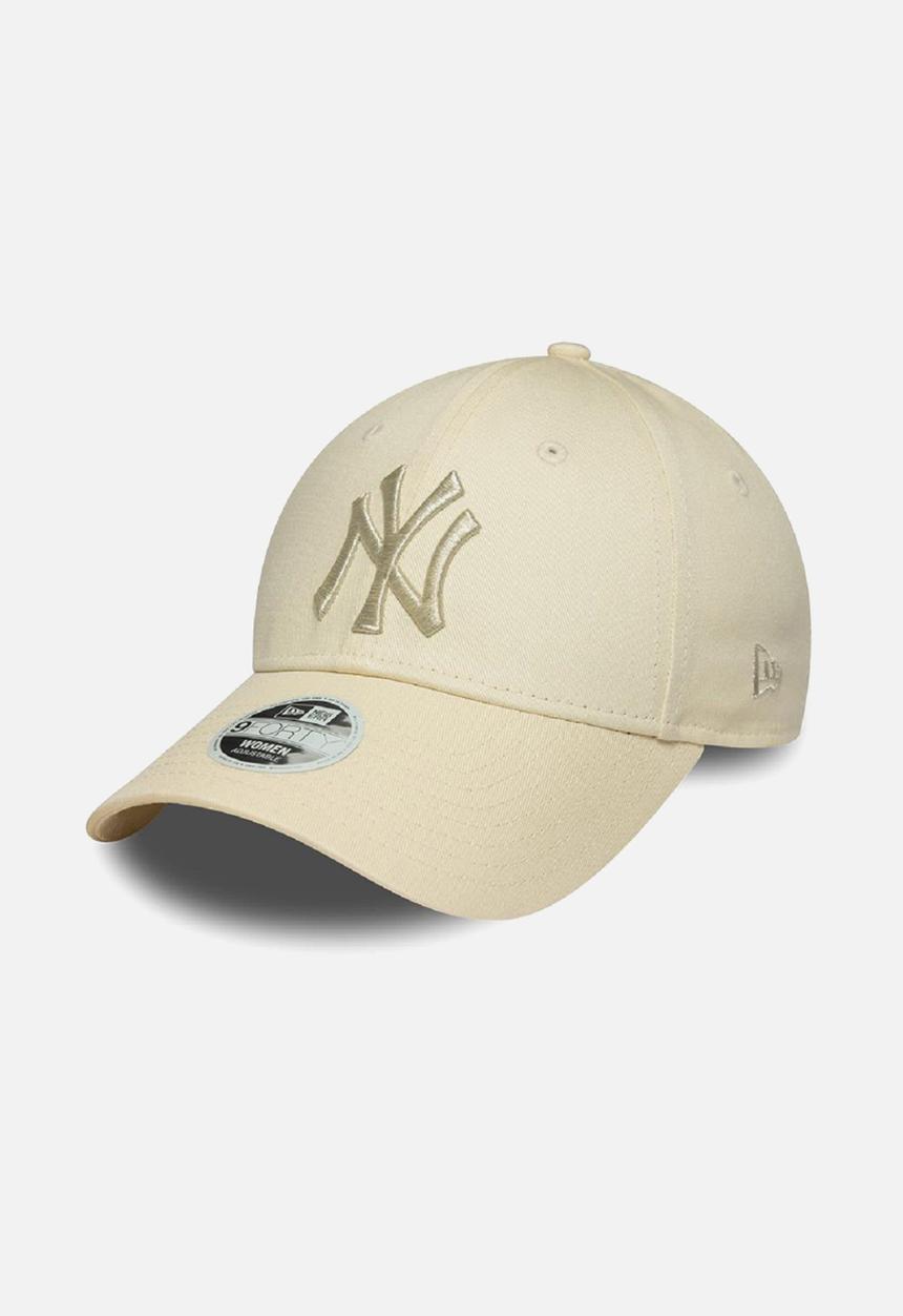 New Era - Metallic logo 9forty®new york yankees - beige