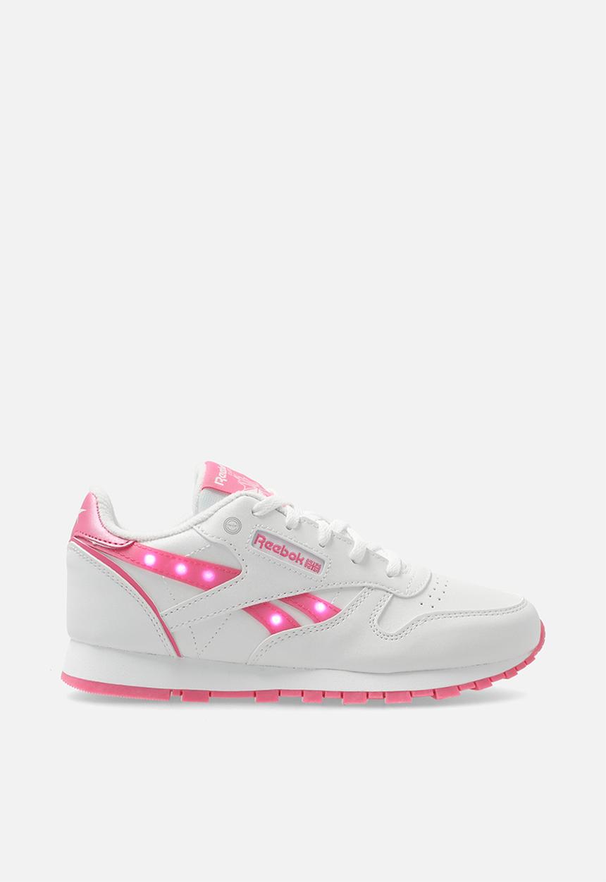 Reebok - Classic Leather Step N' Flash 2.0 - White/Truepink