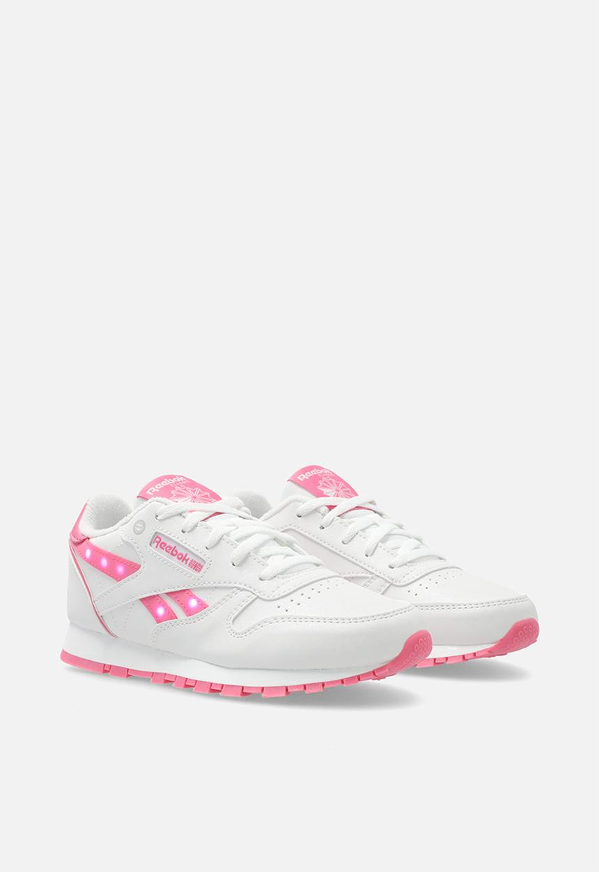 Reebok - Classic Leather Step N' Flash 2.0 - White/Truepink
