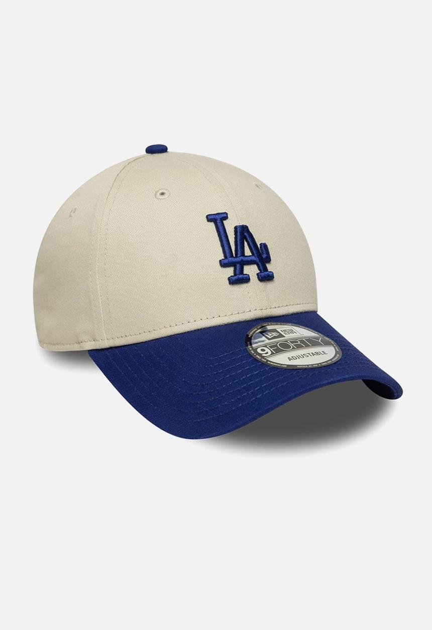 New Era - Colourblock 9Forty® Los Angeles Dodgers Stnotc - Ecru/Blue