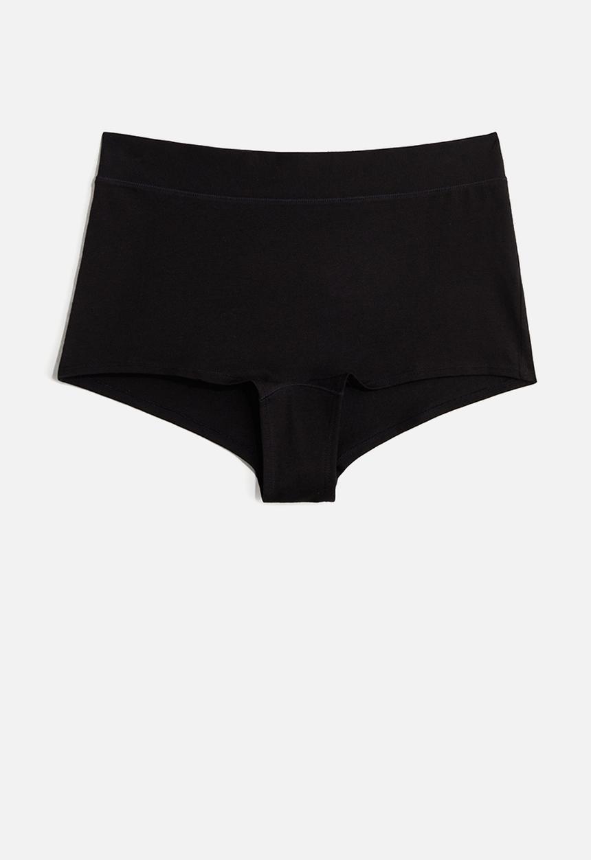 H&M - 3 pack cotton shortie briefs - black