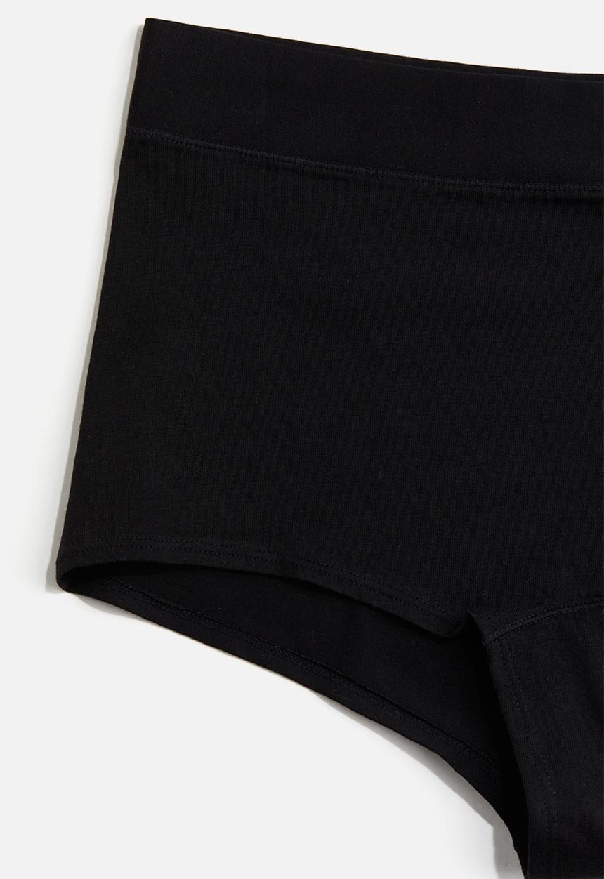 H&M - 3 pack cotton shortie briefs - black