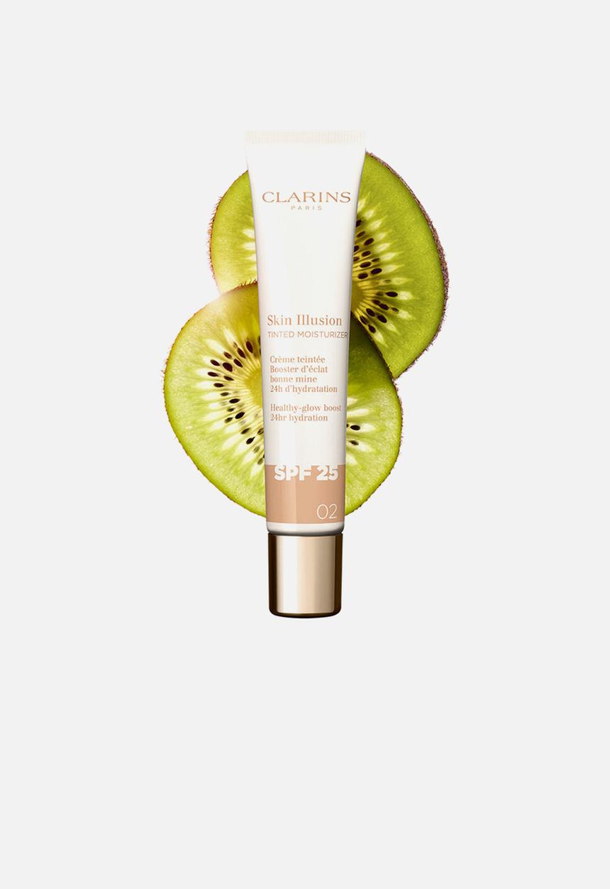 Clarins - Skin Illusion Tinted Moisturizer SPF 25  Natural Radiant Coverage - 02