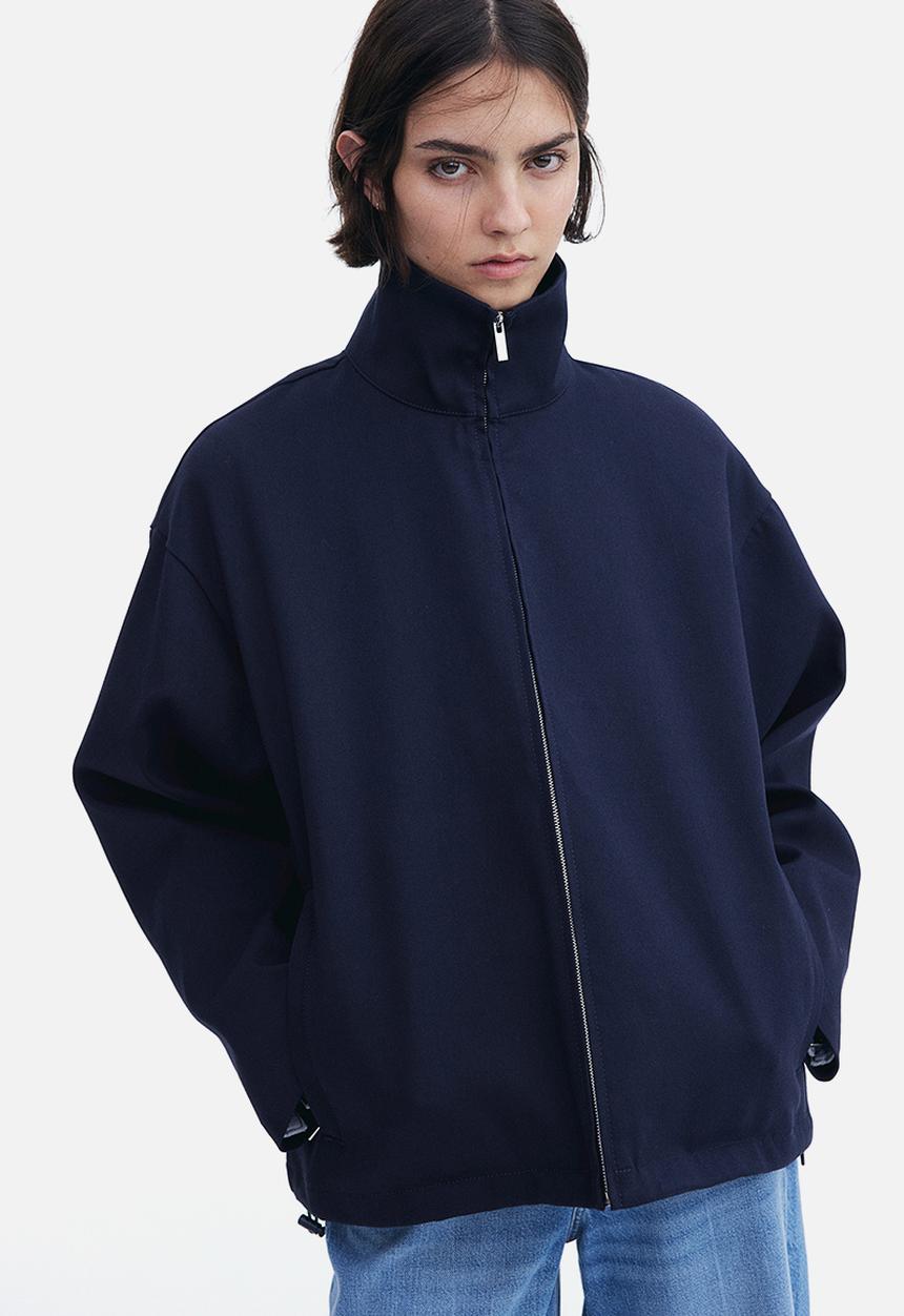 H&M - Twill jacket - navy blue