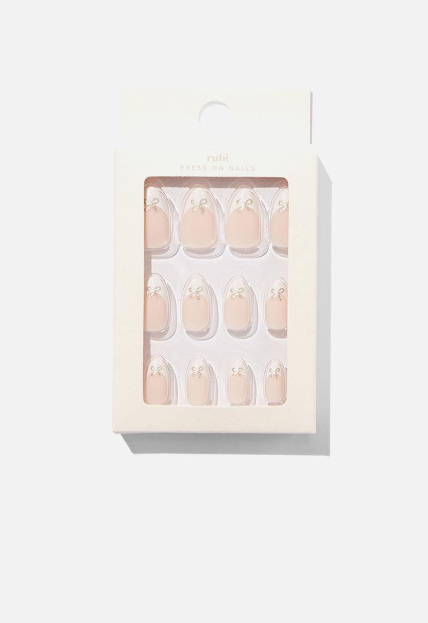 Rubi - Press On Nails - Frenchy Bow