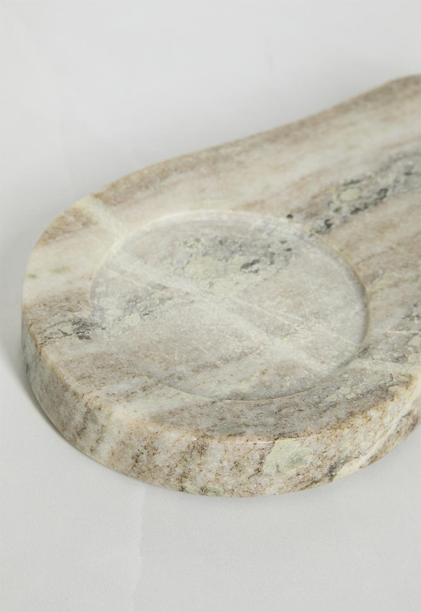 Sixth Floor - Cann marble spoon rest - grey