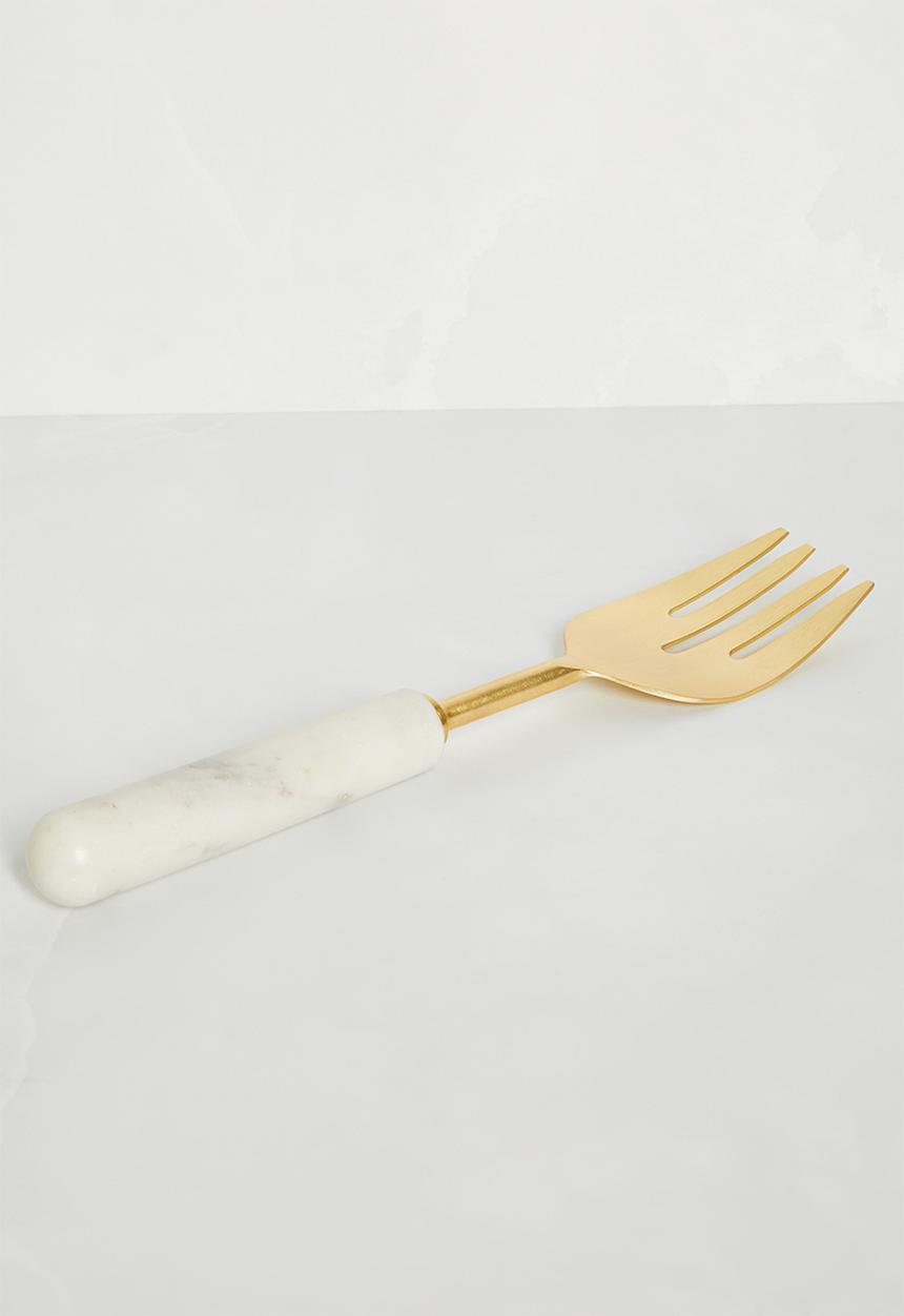 Sixth Floor - Riv serving spoon set of 2 - white