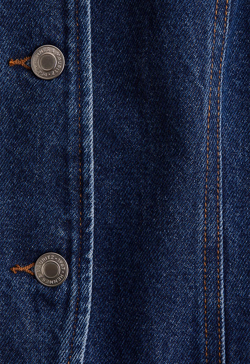 H&M - Denim waistcoat - denim blue