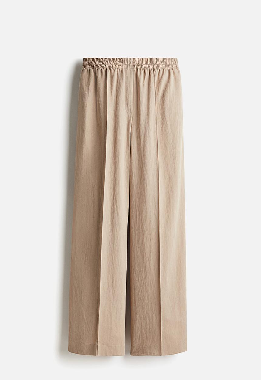H&M - Pull-on twill trousers - beige