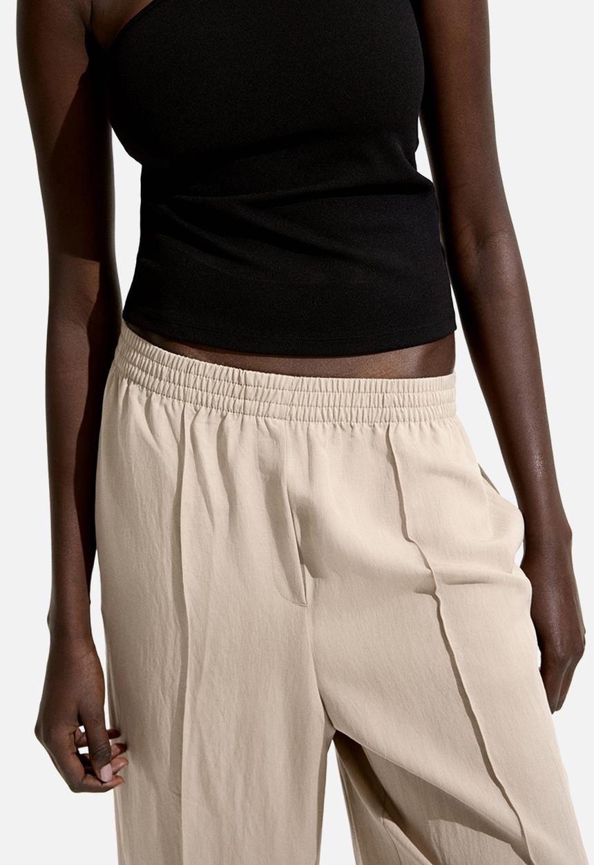 H&M - Pull-on twill trousers - beige