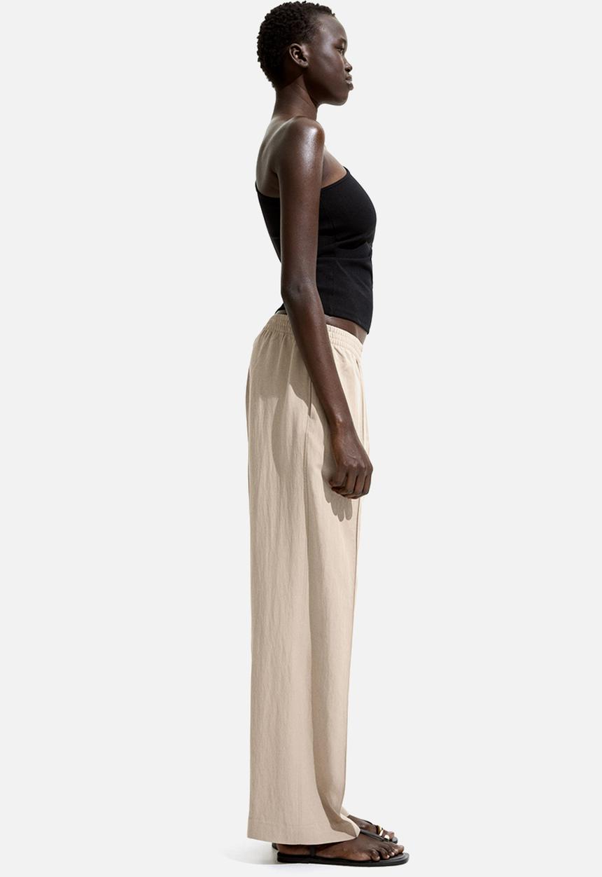 H&M - Pull-on twill trousers - beige