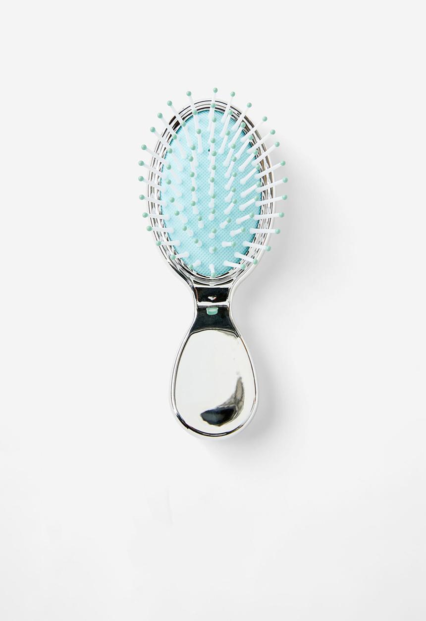 Rubi - Mini Pocket Brush - Chrome