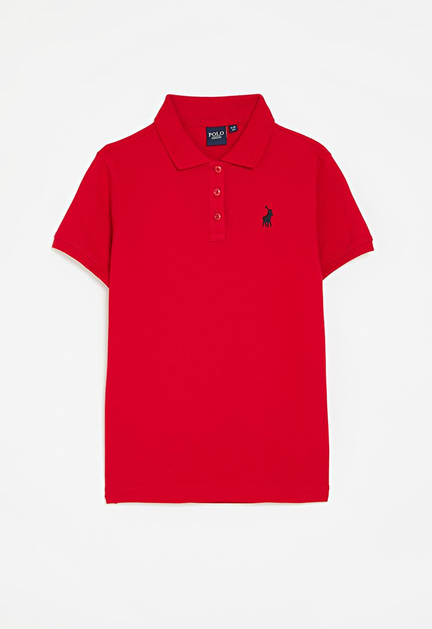 POLO - Core girls nina ss golfer - red