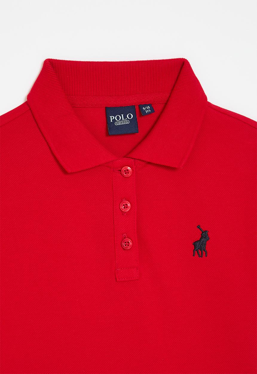 POLO - Core girls nina ss golfer - red