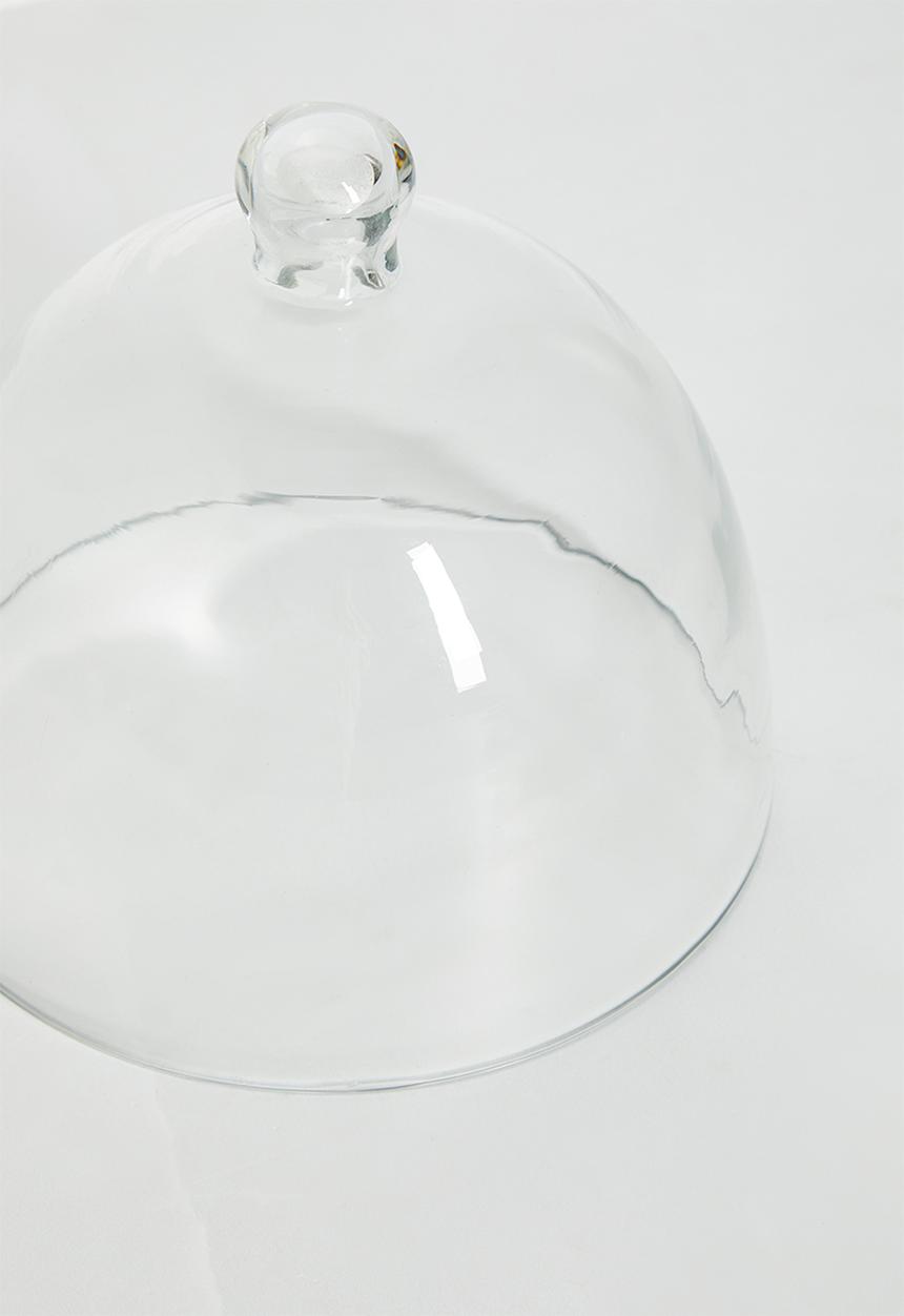 Sixth Floor - Wooden cheeseboard with glass dome - Natural
