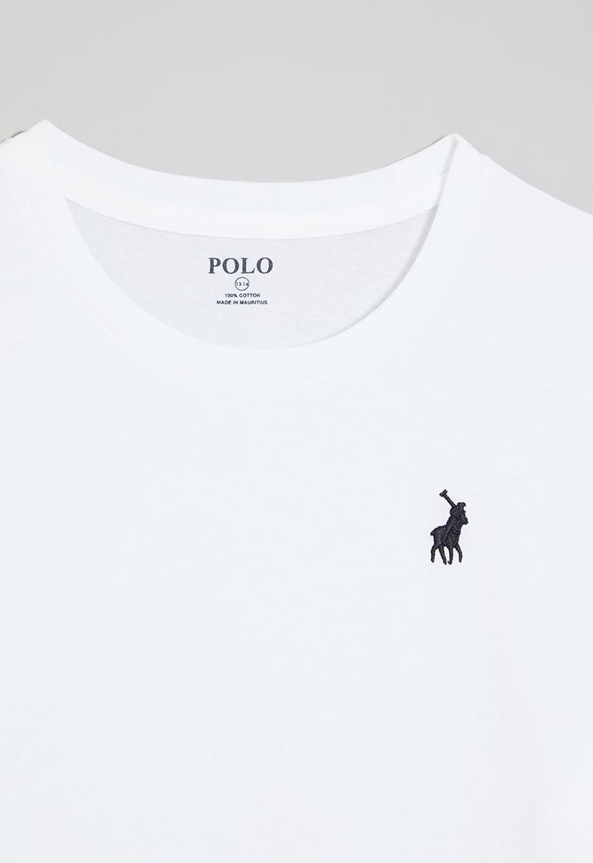 POLO - Core boys rick ss tee - white