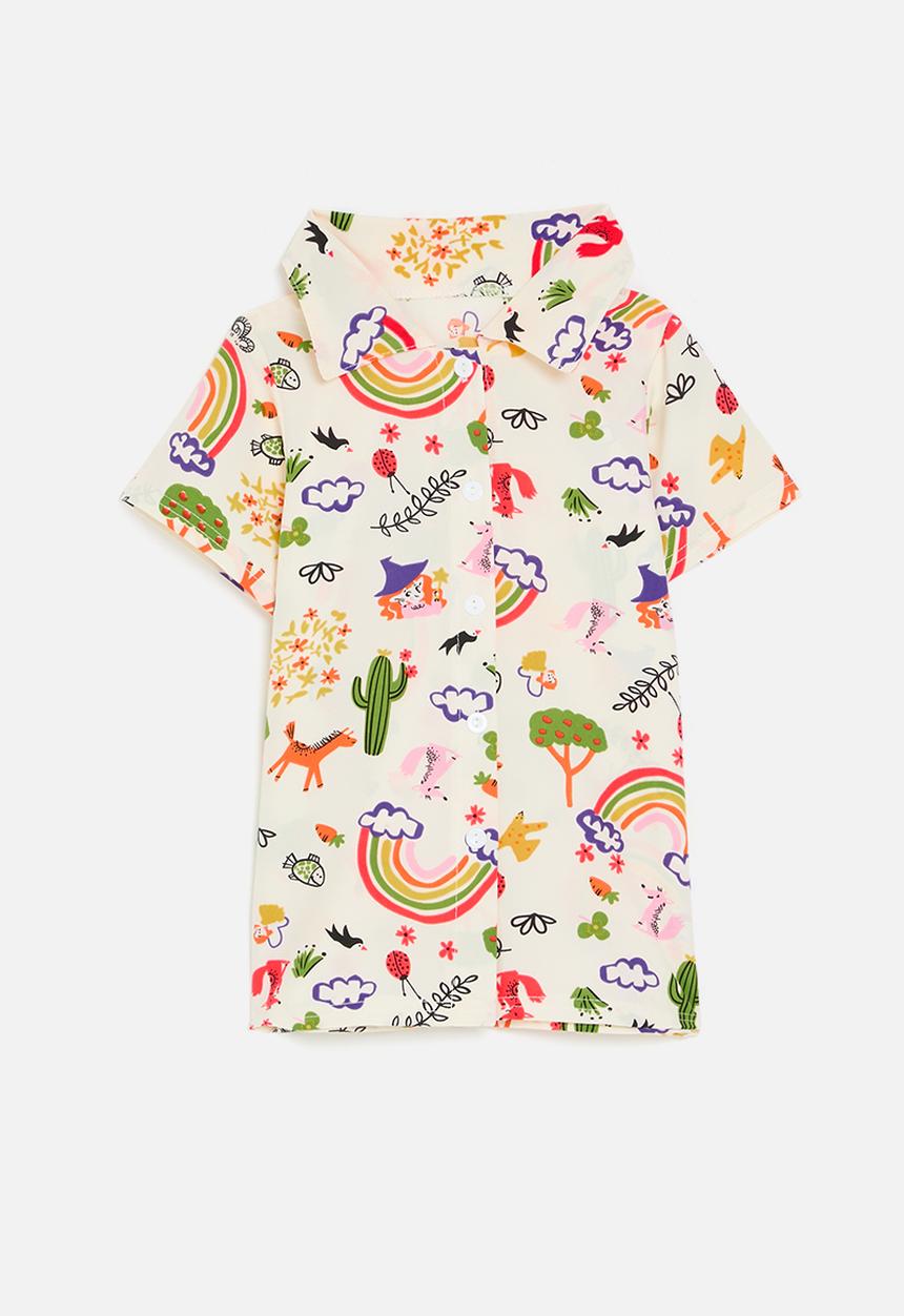 Pop Candy - Printed shirt dress - multi