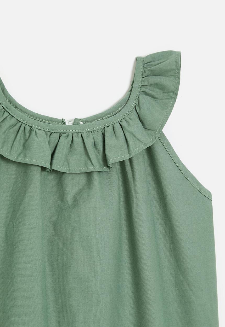 Pop Candy - Sleeveless dress - sage green