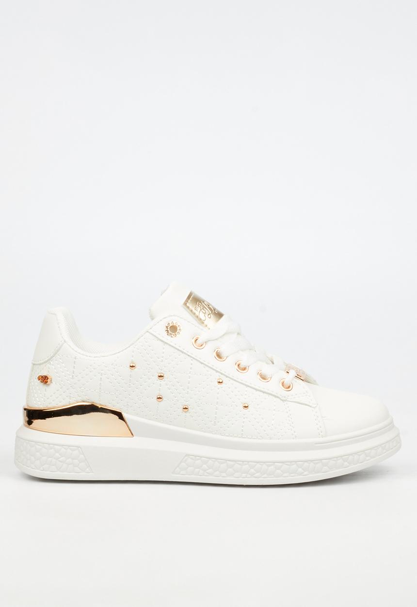 Miss Black - Lezan 2 low top sneaker - white