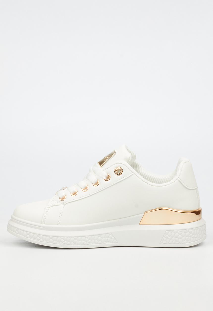Miss Black - Lezan 2 low top sneaker - white