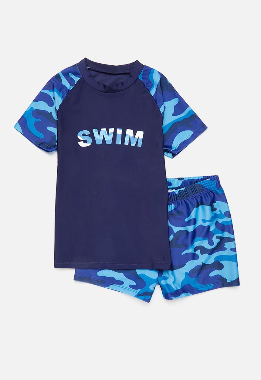 Pop Candy - 2 Piece swim set-blue