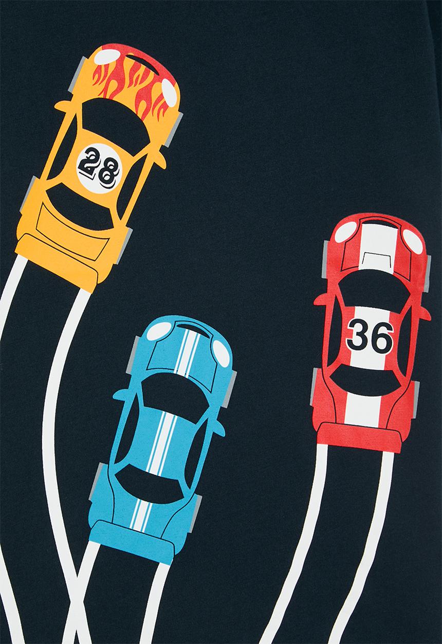Pop Candy - Printed tee - navy blue