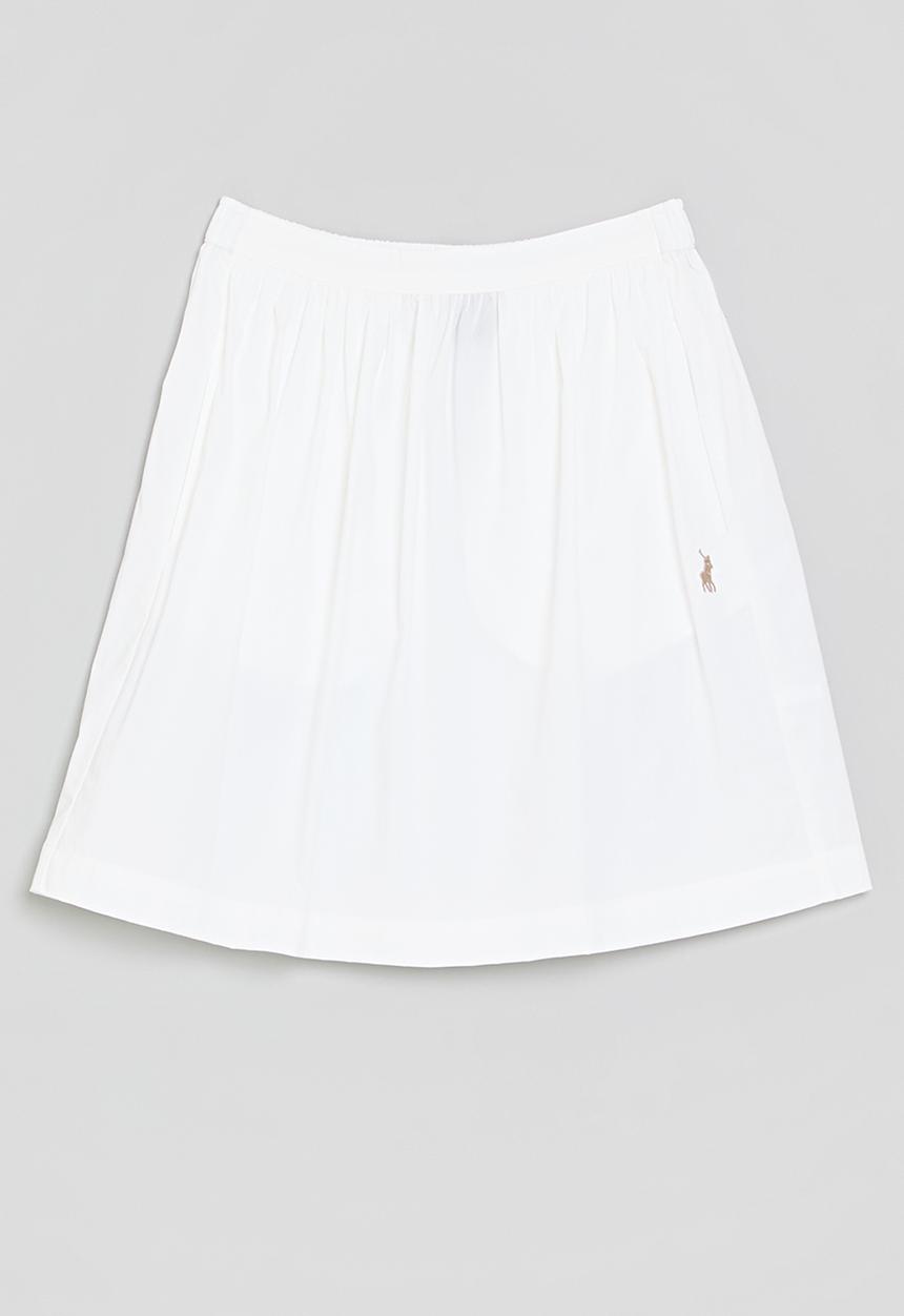 POLO - Girls brenda pull on skirt - white