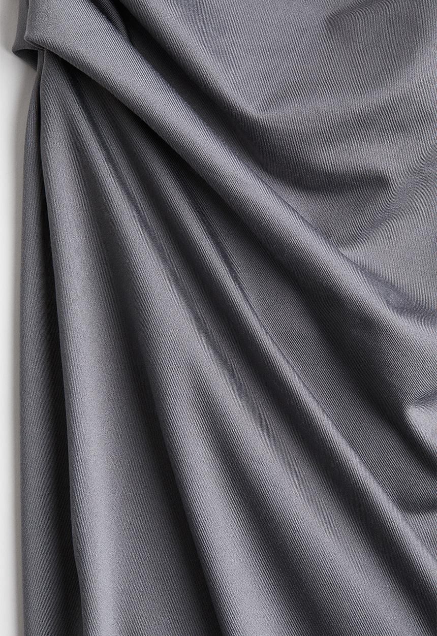 H&M - Draped bodycon dress - grey