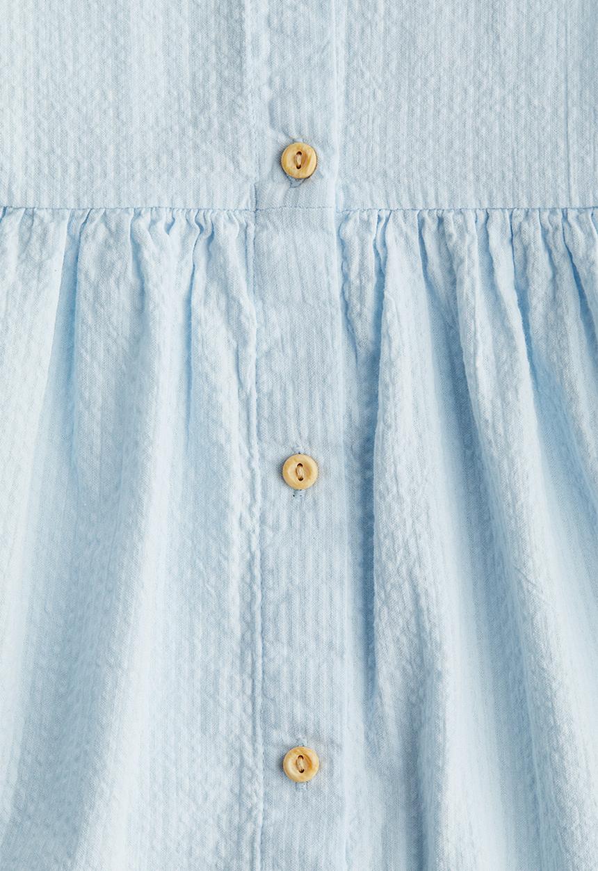 H&M - Cotton dress - light blue