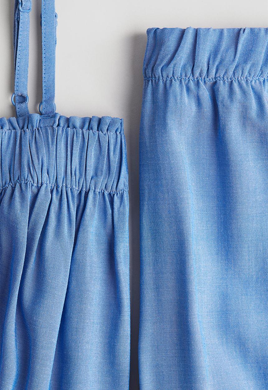 H&M - 2 piece top and trousers set - blue