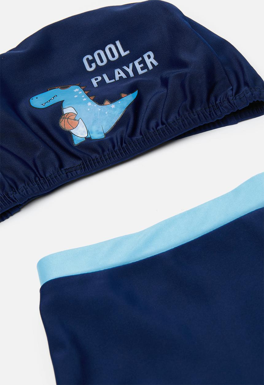 Pop Candy - Swim short & cap set - blue
