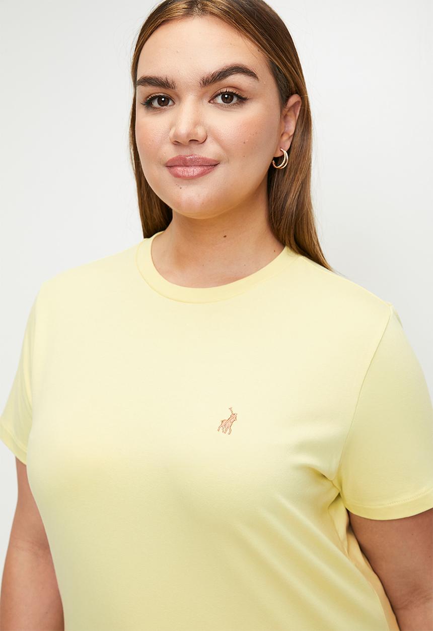 POLO - Plus wmn allie short sleeve T-shirt - soft yellow